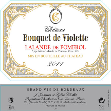 chateau bouquet de violette